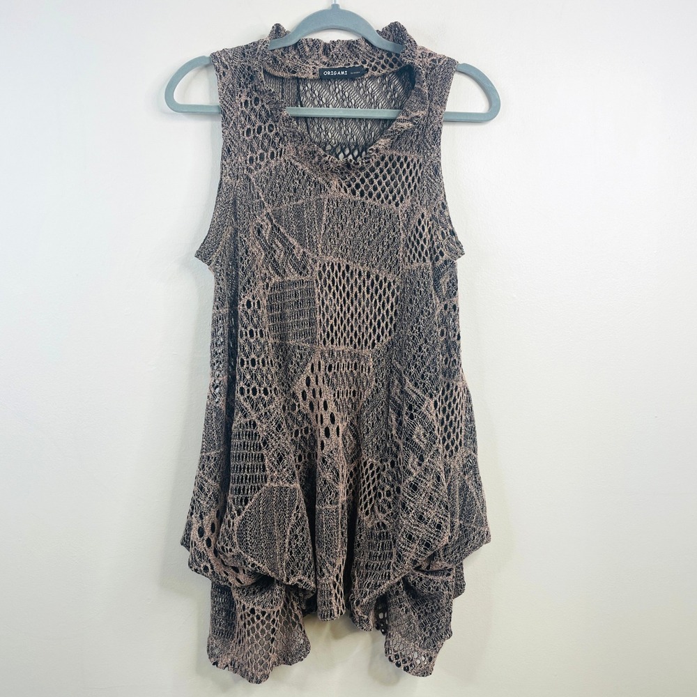 Origami By Vivien Art To Wear Avant Guarde Tunic Top Medium Statement Indie Chic